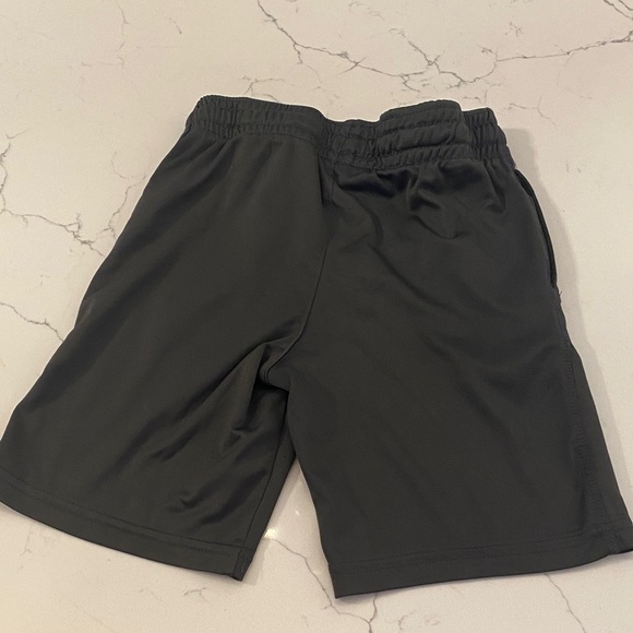 Dark Gray Shorts with Yellow Drawstring - Picture 2 of 3